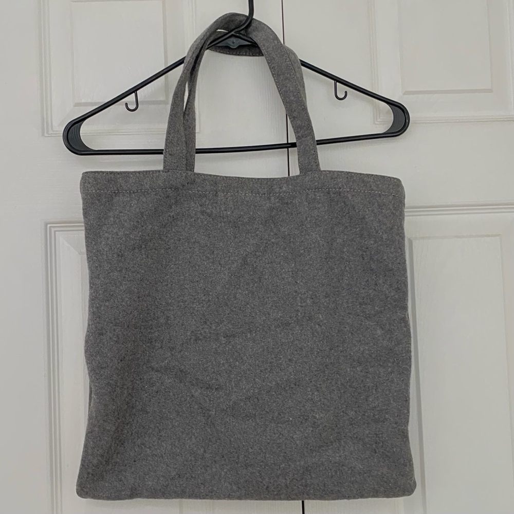 YSL Felted Wool Tote Bag Safety Pin Print - Picture 2 of 6